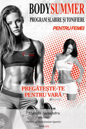 Program de slabit si tonifiere pentru ACASA, LA SALA sau IN AER LIBER - BODYSUMMER