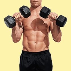 Flexii inverse cu gantere pentru volum bicepsi