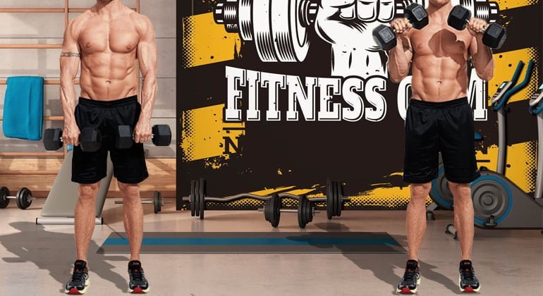 Flexii inverse cu gantere - Exercitiu de crestere si definire biceps si antebrat