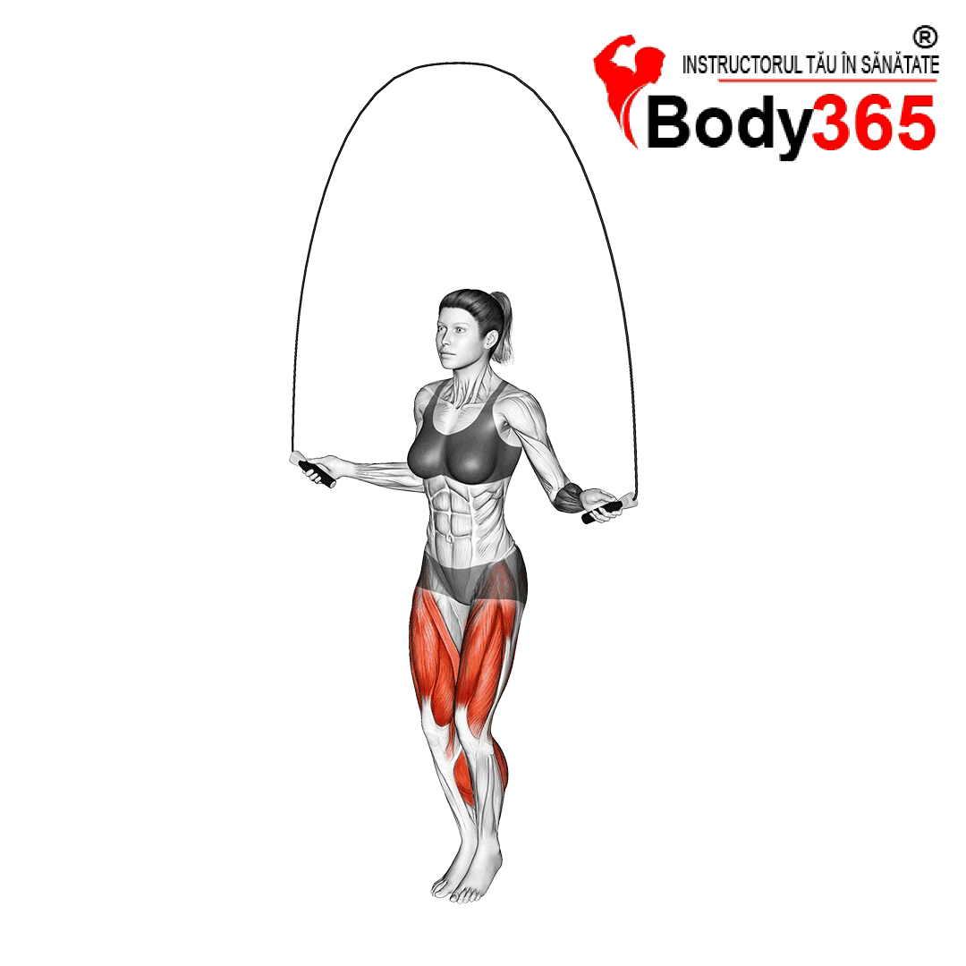 Exercitiu sarituri cu coarda mod de executare