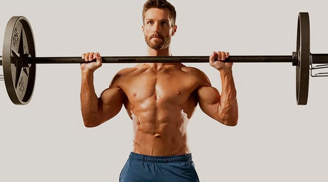 Presa militara cu haltera - exercitiu pentru umeri