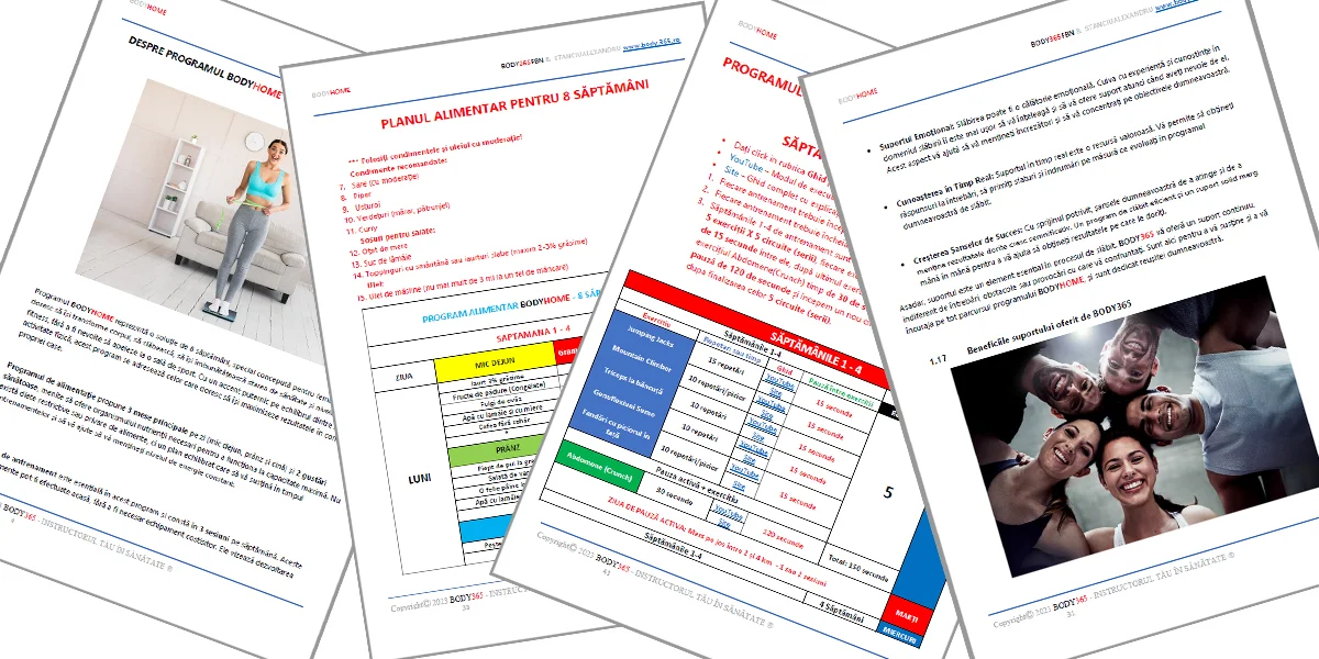 Fragment din Program de slabit acasa pentru femei