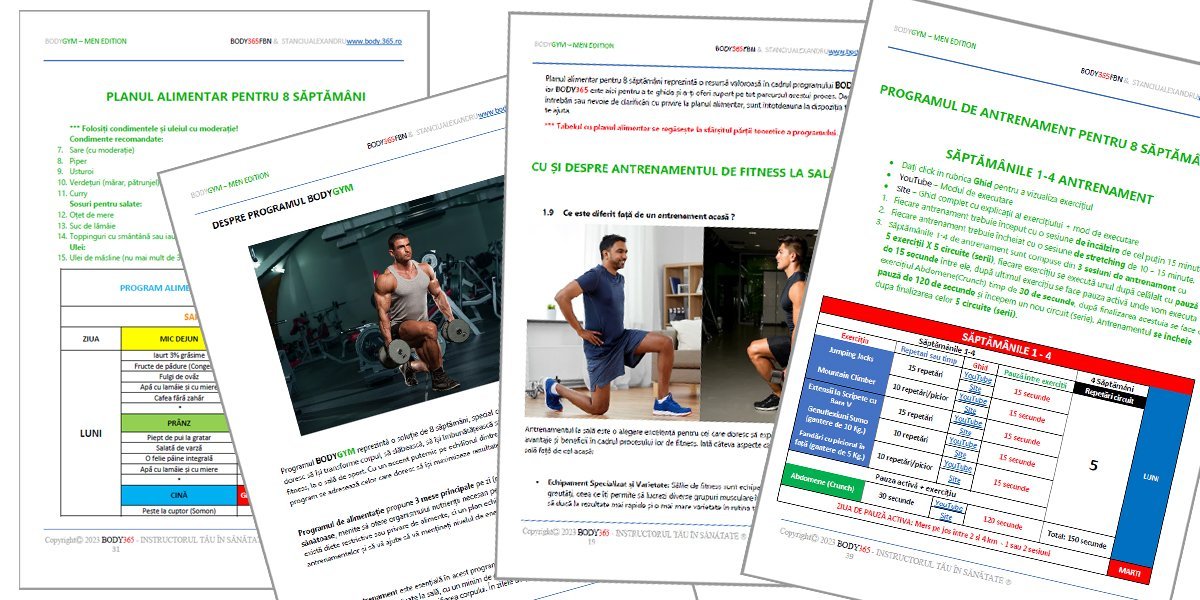 Program de slabit la sala Barbati fragment