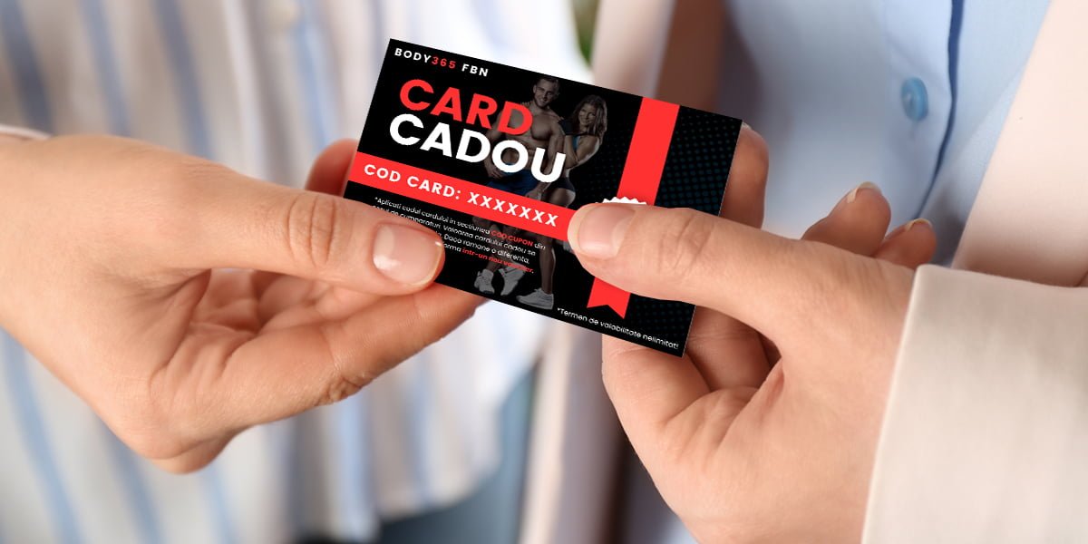 Card cadou BODY365 programe si servicii fitness si nutritie 500 LEI