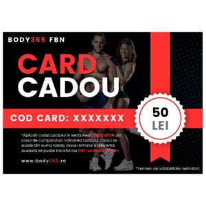 Card cadou programe si servicii fitness si nutritie 50 LEI