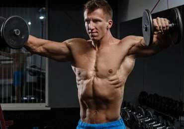 Fluturari frontale cu gantere pentru umeri