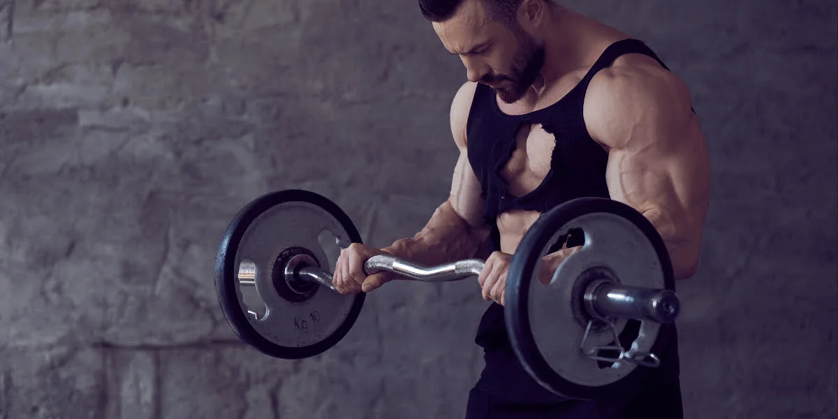 Flexii Inverse Biceps cu Bara Z mod de executare