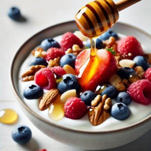 Iaurt Grecesc cu Fructe de Pădure și Nuci - 99 Rețete pentru Slăbit Sănătos BODYFOOD