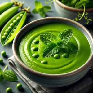 Supă de Mazăre cu Menta