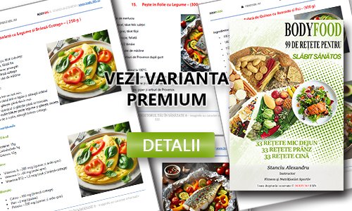 99 Rețete pentru Slăbit Sănătos BODYFOOD E-book