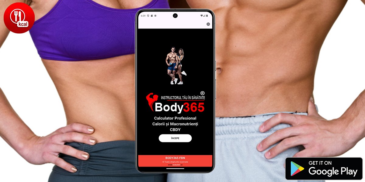 Calculator profesional Calorii, macronutrienti si consum de apa - CBDY